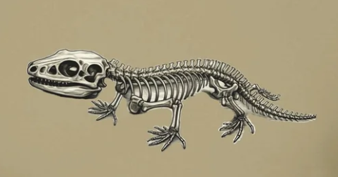 Unique Desert Lizard Skeleton T-Shirt - Fun, Unisex, Soft Cotton